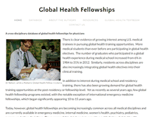 Tablet Screenshot of globalhealthfellowships.org